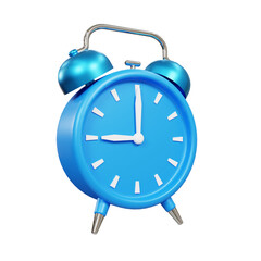 blue alarm clock