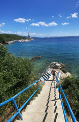 stair over the sea, croazia