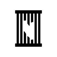 Escape icon in vector. Logotype