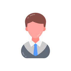 Male Lawyer icon in vector. Logotype