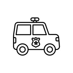 Mobile Patrol icon in vector. Logotype