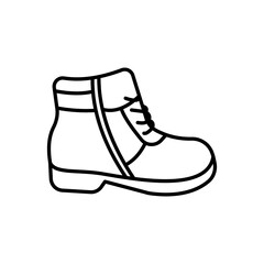 Leather Shoes icon in vector. Logotype