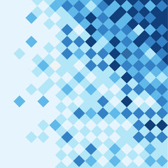 square mosaic green vector background corner design