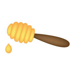 Honey stick icon.