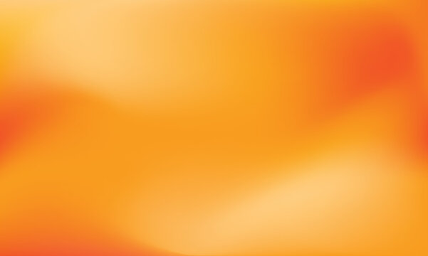 Orange color blurred gradient background illustration - Vector