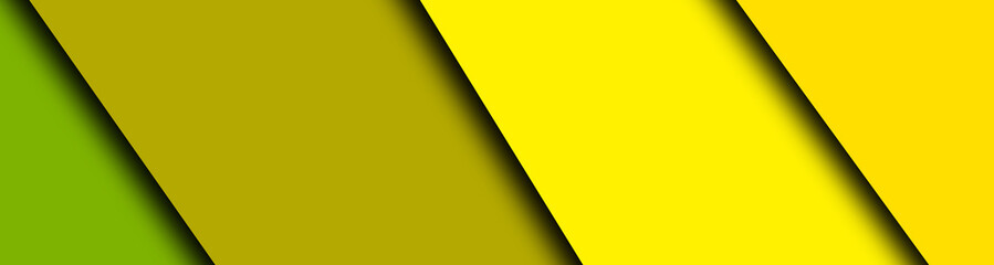 Abstract drawing. Elements of Golden yellow colors are placed at an angle. Banner for insertion into site. Horizontal image
