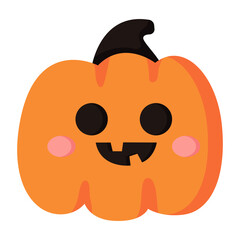 Halloween pumpkin icon.