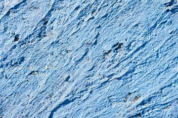 Abstract background. The old blue concrete wall. Copy space for text