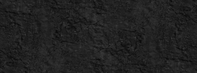 Fototapeta na wymiar Abstract high detailed natural black slate stone or concrete wall texture, solid and empty black marble texture, old and dusty black grunge texture, Floor surface or granite pattern with grainy stain.
