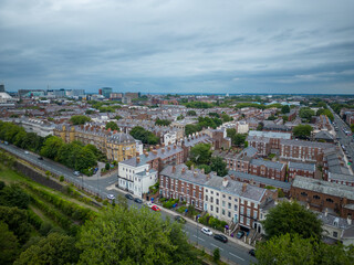 Fototapeta na wymiar City of Liverpool from above - travel photography