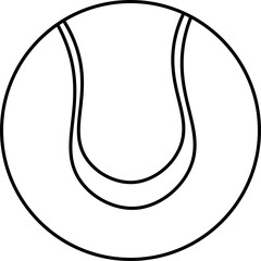 tennis ball design illustration isolated on transparent background