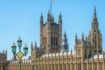 Foto op Canvas The Houses of Parliament in Westminster palace in London, UK © Delphotostock