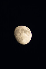 Waxing Gibbous Moon Photograph
