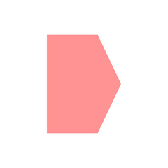 pink arrow shape
