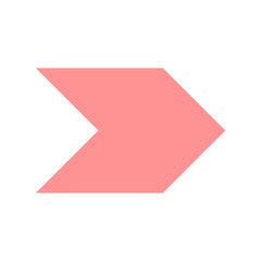 pink arrow shape
