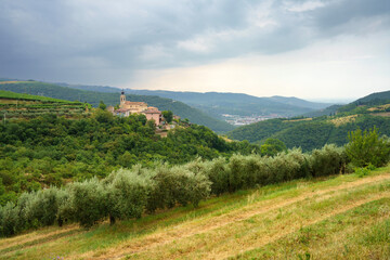 Fototapeta na wymiar Landscape in Lessinia near Grezzana