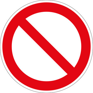 Panneau Circulation interdite à tous véhicules