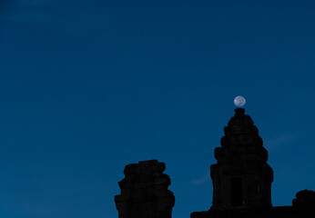 Moon Over Angkor