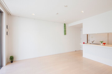 家具のない空っぽの部屋