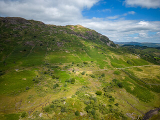Fototapeta na wymiar Amazing landscape of Lake District National Park - travel photography