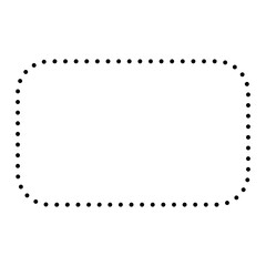 dotted geometric frame
