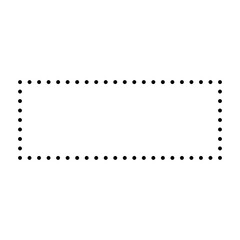 dotted geometric frame
