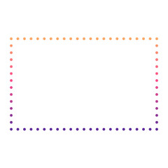 dotted geometric frame
