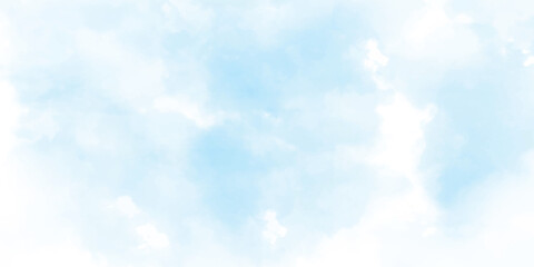 The vast blue sky and clouds sky