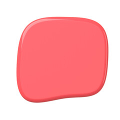 3D blob shape. 3D textarea.