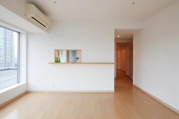 家具のない空っぽの部屋
