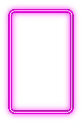 round rectangle neon frame
