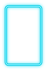 round rectangle neon frame
