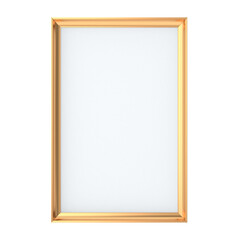 Golden frame. 3D frame element.