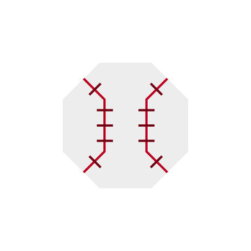 baseball ball vector for website symbol icon presentation