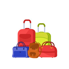 Suitcases or luggage for travel and adventure