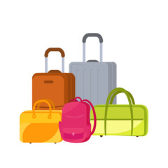 Suitcases or luggage for travel and adventure