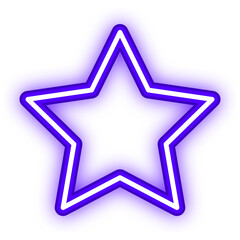 star neon light frame
