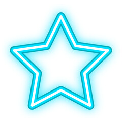 star neon light frame

