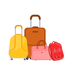 Suitcases or luggage for travel and adventure