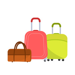 Suitcases or luggage for travel and adventure