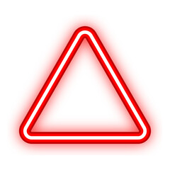 round triangle neon frame
