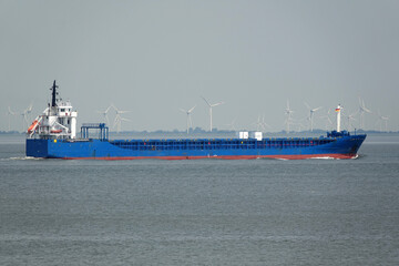 Schiff auf der Weser