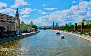 Wunderschöne Aufnahme in Moskau Russland 