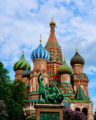 Fototapeta na wymiar Wunderschöne Aufnahme in Moskau Russland 