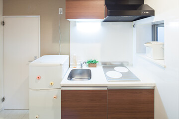 部屋のキッチン
