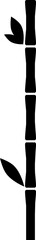 bamboo vector design illustration isolated on transparent background