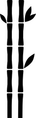 bamboo vector design illustration isolated on transparent background