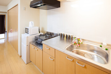 部屋のキッチン