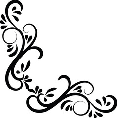 black vintage frame Conner element