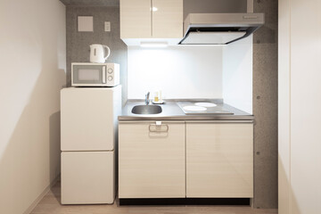 Fototapeta premium 部屋のキッチン